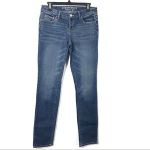 Aeropostale | Skinny Jeans Size 6 Long Tall Blue Denim